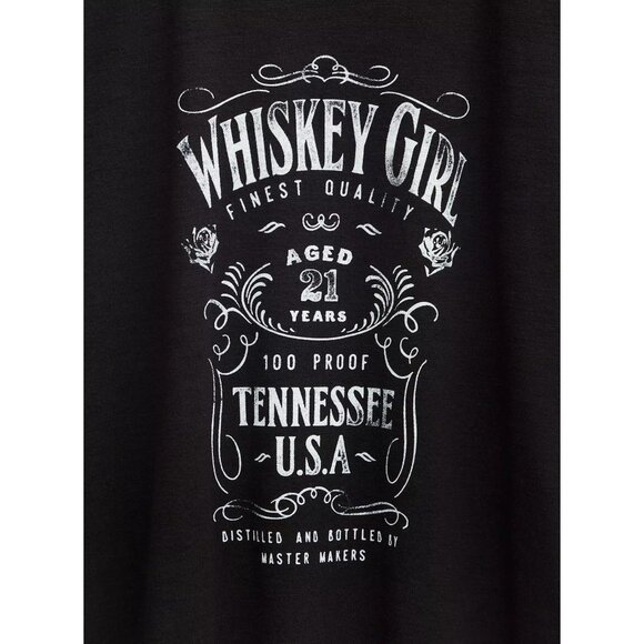 torrid Whiskey Girl Classic Fit Crew Tee Top M - Picture 7 of 7